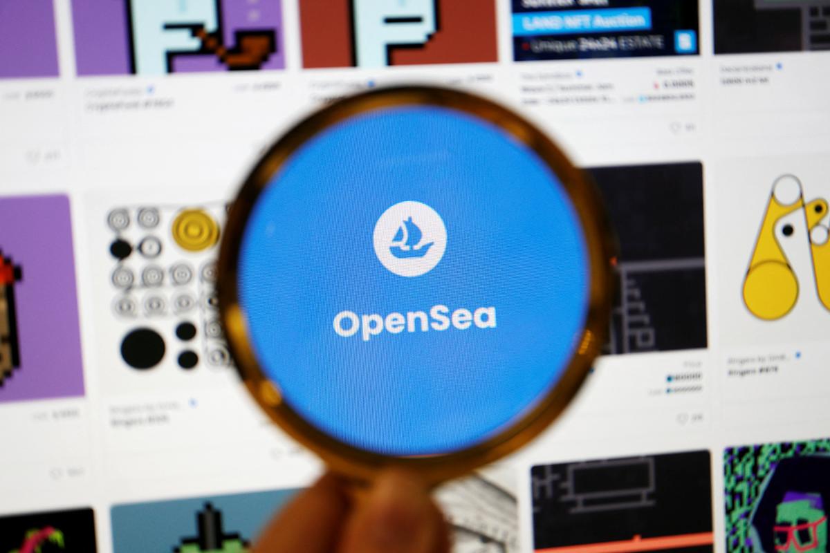 OpenSea NFT marketplace screenshot