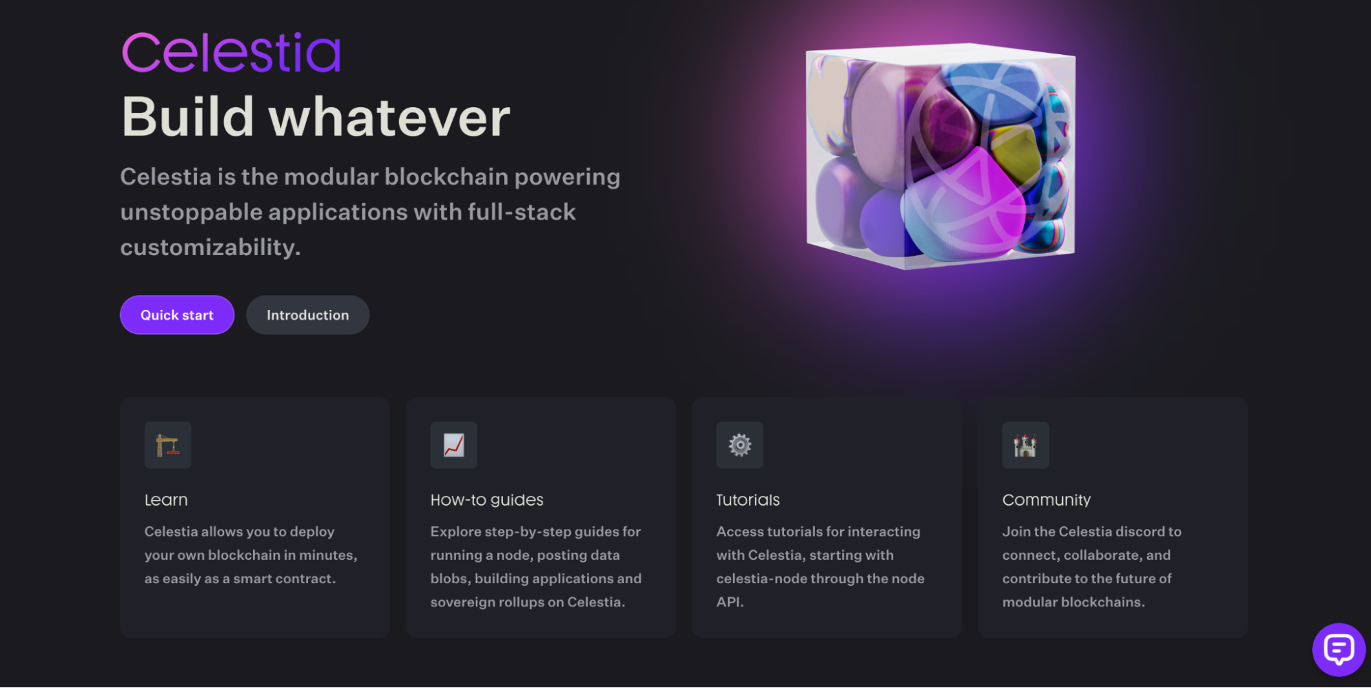 Celestia rollup integration testing dashboard