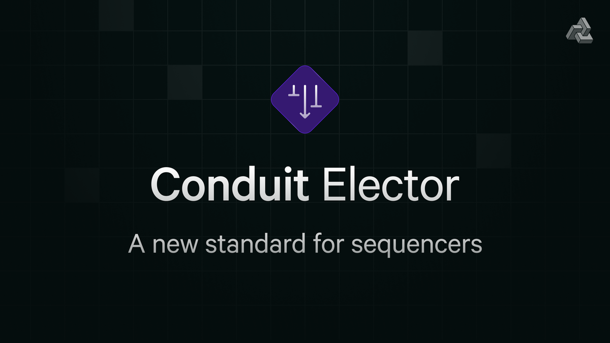 Conduit Elector rollup consensus feature